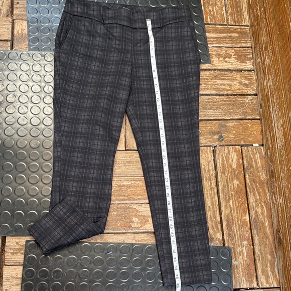 Dalia Gray Plaid Women's Pants - Picture 4 of 5